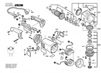 Bosch 0 601 852 B41 GWS 21-230 HV Angle Grinder 110 V / GB Spare Parts GWS21-230HV